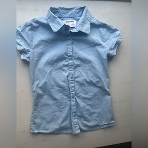 Girls button down blouse sz M (8)